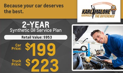 2-Year Synthetic Oil Service Plan